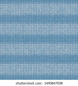 Knitting classic geometric pattern. Knitted realistic seamless background, texture. Vector seamless background for banner, site, greeting card, wallpaper. Vector Illustration.
