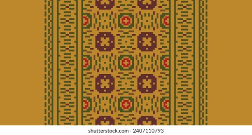Knitting Embroidery Pattern Styles. Crochet pixel art. If you want to pixel art in your crochet, design for print fabric cloth carpet, folk, fashion, saree,