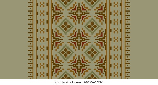 Knitting Embroidery Pattern Styles. Crochet pixel art. If you want to pixel art in your crochet, design for print fabric cloth carpet, folk, fashion, saree,