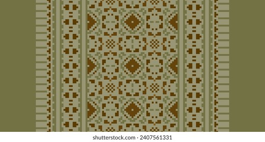 Estilos de patrón de bordado de punto. Arte de píxeles de crochet. Si quiere píxeles de arte en su crochet, diseñe alfombras de tela de tela de impresión, folk, moda, saree,