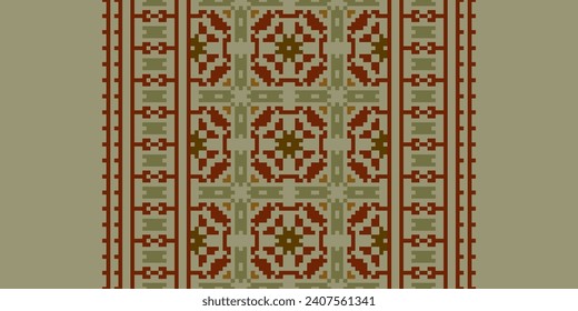 Knitting Embroidery Pattern Styles. Crochet pixel art. If you want to pixel art in your crochet, design for print fabric cloth carpet, folk, fashion, saree,