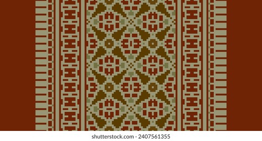 Knitting Embroidery Pattern Styles. Crochet pixel art. If you want to pixel art in your crochet, design for print fabric cloth carpet, folk, fashion, saree,