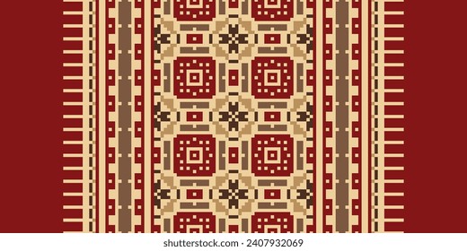 Knitting Embroidery Pattern Styles. Crochet pixel art. If you want to pixel art in your crochet, design for print fabric cloth carpet, folk, fashion, saree,
