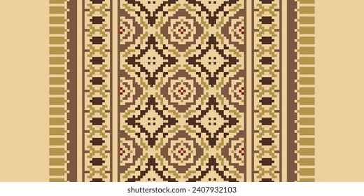 Knitting Embroidery Pattern Styles. Crochet pixel art. If you want to pixel art in your crochet, design for print fabric cloth carpet, folk, fashion, saree,