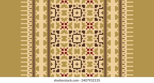 Knitting Embroidery Pattern Styles. Crochet pixel art. If you want to pixel art in your crochet, design for print fabric cloth carpet, folk, fashion, saree,
