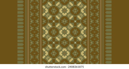 Knitting Embroidery Pattern Styles. Crochet pixel art. If you want to pixel art in your crochet, design for print fabric cloth carpet, folk, fashion, saree,