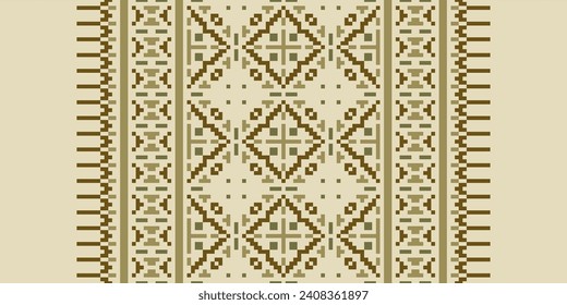 Knitting Embroidery Pattern Styles. Crochet pixel art. If you want to pixel art in your crochet, design for print fabric cloth carpet, folk, fashion, saree,