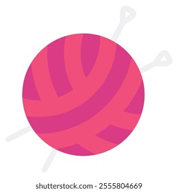 Knitting Hobby object icon illustration