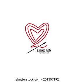 Knitting icon and symbol vector illustration