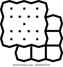 knitting icon. Thin linear style design isolated on white background