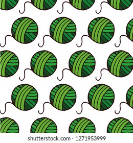 Knitting icon vector