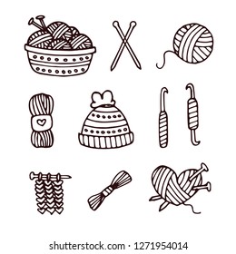 Knitting Icon Vector