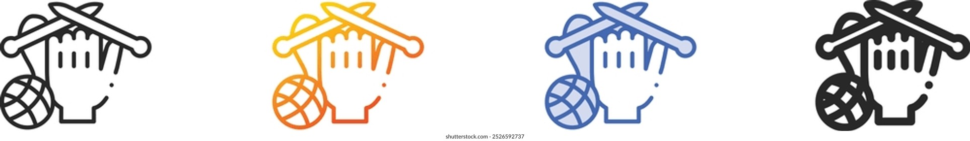 knitting icon.Thin Linear, Gradient, Blue Stroke and bold Style Design Isolated On White Background