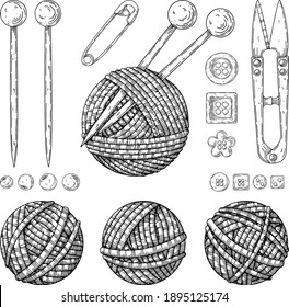 Knittersatz. Ink-Grafiken. Zeilengrafiken.