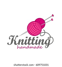 Knitting Logo Elements