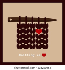 Knitting is love