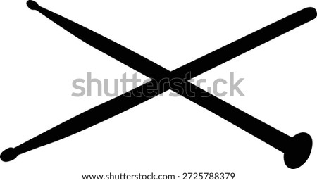 Knitting needles icon crossed in X shape for craft, handmade, textile, hobby, yarn work, and creative design content.