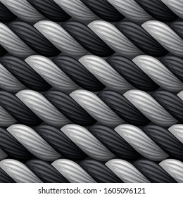 Knitting pattern design vector. macro realistic texture pattern. illustration