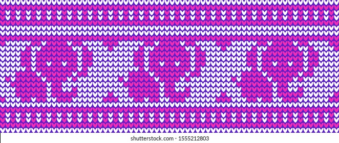 knitting pattern, pink elephant, ornament