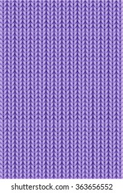 Knitting Pattern. Woolen cloth. 	Purple knitting wool texture background. Sweater or scarf texture. Knitted jersey background. Wool hand-knitted or machine knitting pattern.