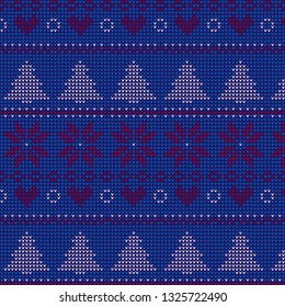Knitting Patterns design .vector