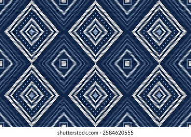 Knitting seamless patterns. Abstract geometric pattern design for wrapping paper, fabric pattern. Beautiful textile pattern for background or wallpaper. Decoration for Merry Christmas, Happy New Year.