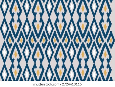 Knitting seamless patterns. Geometric knitted yarn pattern design for wrapping, fabric pattern. Colorful textile and silk pattern for background, wallpaper. Asia knitted fabric pattern for decoration.