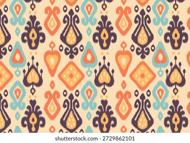 Tricotando padrões sem costura. Design de padrão de fio de malha geométrica para empacotamento, padrão de tecido. Padrão têxtil e seda colorido para o fundo, papel de parede. Ásia tecido de malha padrão para decoração.