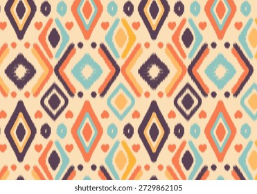 Tricotando padrões sem costura. Design de padrão de fio de malha geométrica para empacotamento, padrão de tecido. Padrão têxtil e seda colorido para o fundo, papel de parede. Ásia tecido de malha padrão para decoração.