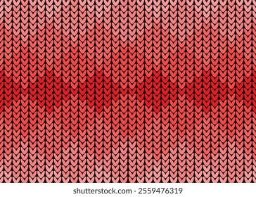 Knitting seamless red design pattern