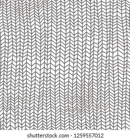 knitting simple texture. handdrawn vector seamless pattern