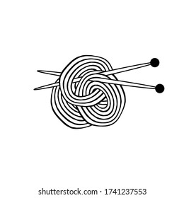 Símbolo de punto - ilustración vectorial B&W dibujada a mano.