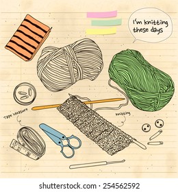 knitting tools