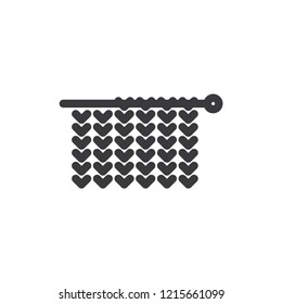 Knitting vector icon