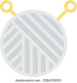 knitting Vector illustration on a transparent background. Premium quality symmbols. Line Color vector icons for concept and graphic design.