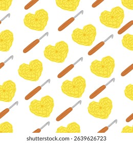 Knitting vector pattern. Vector texture seamless pattern.  Vector seamless background