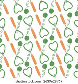 Knitting vector pattern. Vector texture seamless pattern.  Vector seamless background