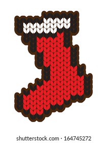 knitting wool christmas stock