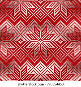 Knitting Wool Sweater Design. Wool Knit Texture Imitation

