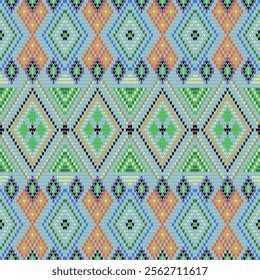 Knitting,Navajo Native American Indian, tribal, traditional, 
pattern design for carpet, print, wrap, decorative, illustration, Fabric, Wallpaper, Ceramics  
