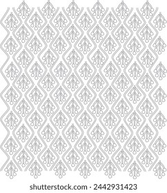 Knitwear Crochet Stitch technical fashion illustration. White color. CAD mock-up.