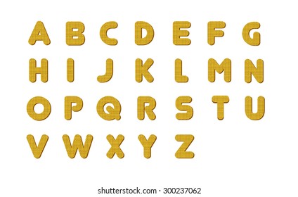 Knitwear english alphabet, bold letters set, vector eps10 illustration.