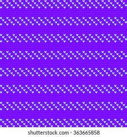 Knitwear vector seamless pattern. Stockinet closing. Striped knitwear texture. Knitting striped background. Vector monochrome knitwear