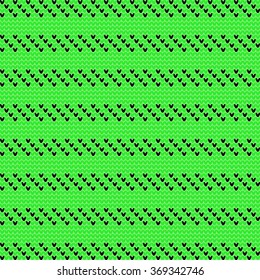 Knitwear vector seamless pattern. Stockinet closing. Striped knitwear texture. Knitting striped background. Vector monochrome knitwear
