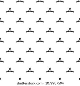 Knive shop pattern vector seamless repeat for any web design