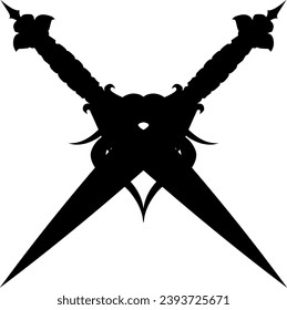 Knive silhouette icon vector illustration