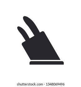 knives flat vector icon