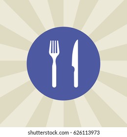 knives and forks icon. sign design. background