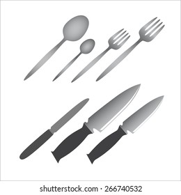 knives forks spoons