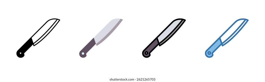 Elemento de ícone de facas para design